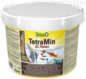Корм для всех видов крупных рыб Tetra TetraMin XL Flakes 10 л, крупные хлопья